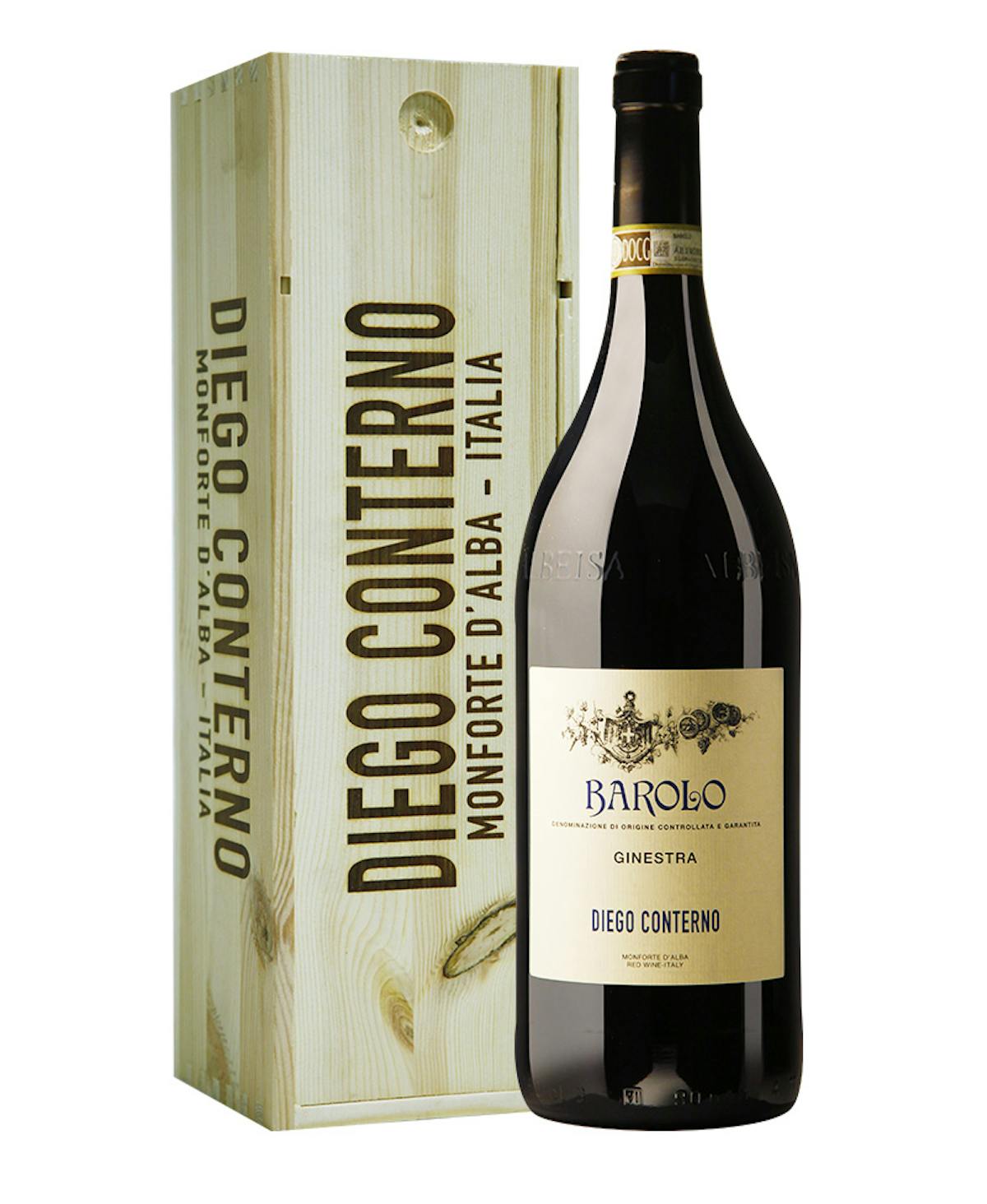 BAROLO GINESTRA 1,5L CASSA LEGNO DOCG "DIEGO CONTERNO"