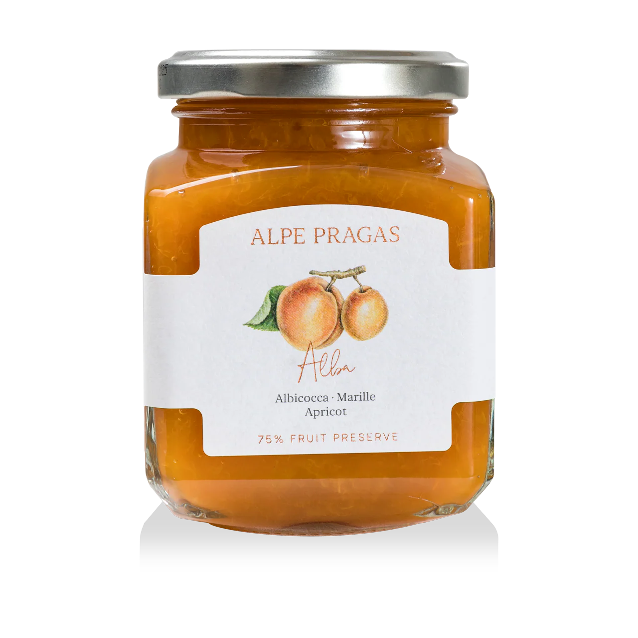 COMPOSTA DI FRUTTA ALL'ALBICOCCA 600g "ALPE PRAGAS"