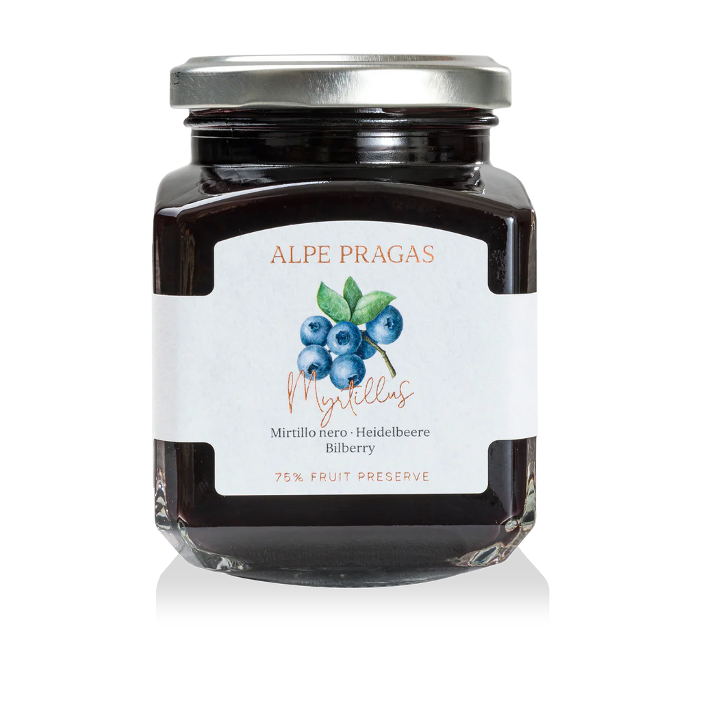 COMPOSTA DI FRUTTA MIRTILLO NERO 600g "ALPE PRAGAS"