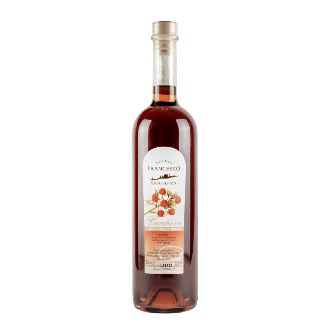 LIQUORE LAMPONE BASE GRAPPA "DISTILLERIA FRANCESCO"