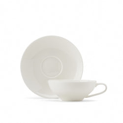 TAZZA CON PIATTO IN PORCELLANA