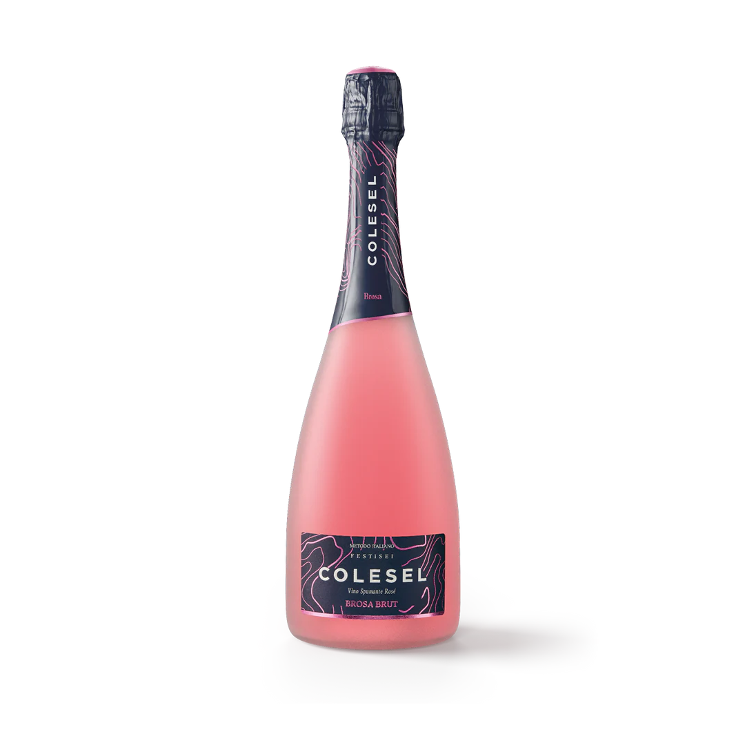 VINO SPUMANTE ROSE' BROSA BRUT "COLESEL"