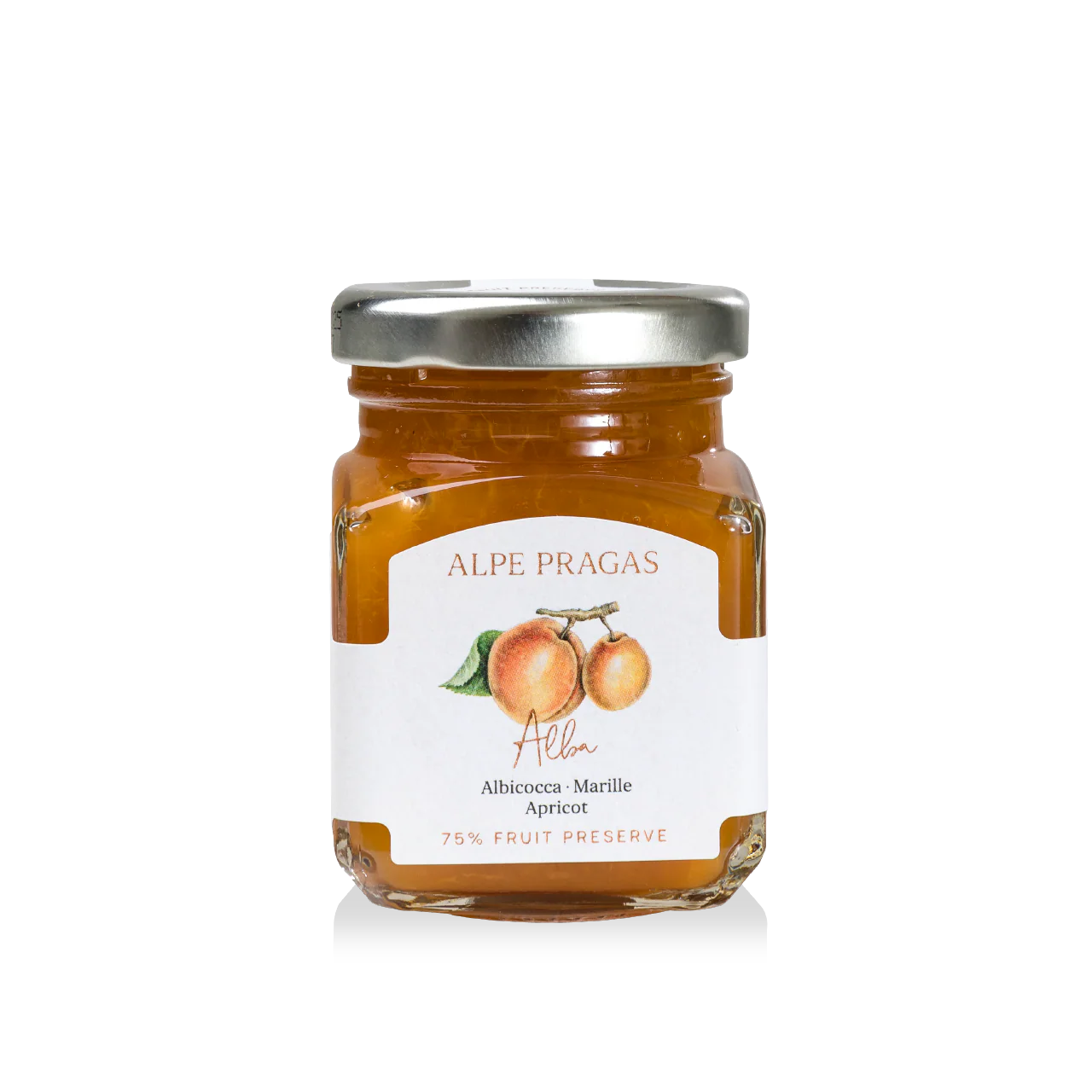 COMPOSTA DI FRUTTA ALL'ALBICOCCA 110g "ALPE PRAGAS"