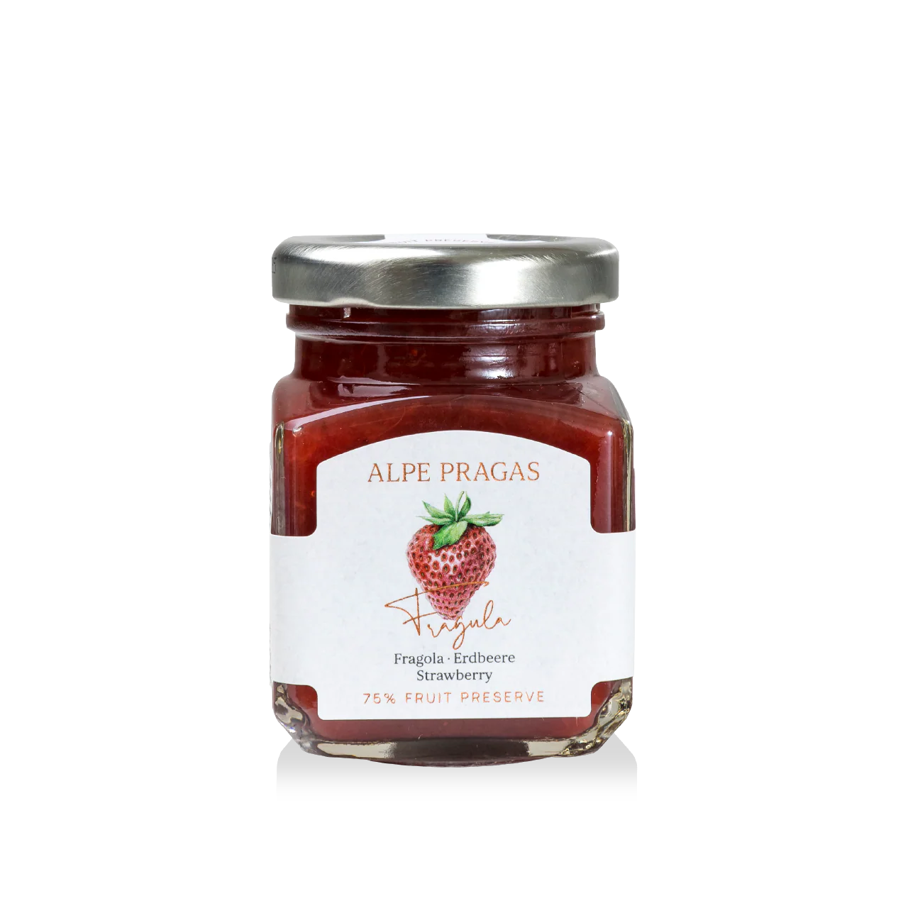 COMPOSTA DI FRUTTA ALLA FRAGOLA 110g "ALPE PRAGAS"