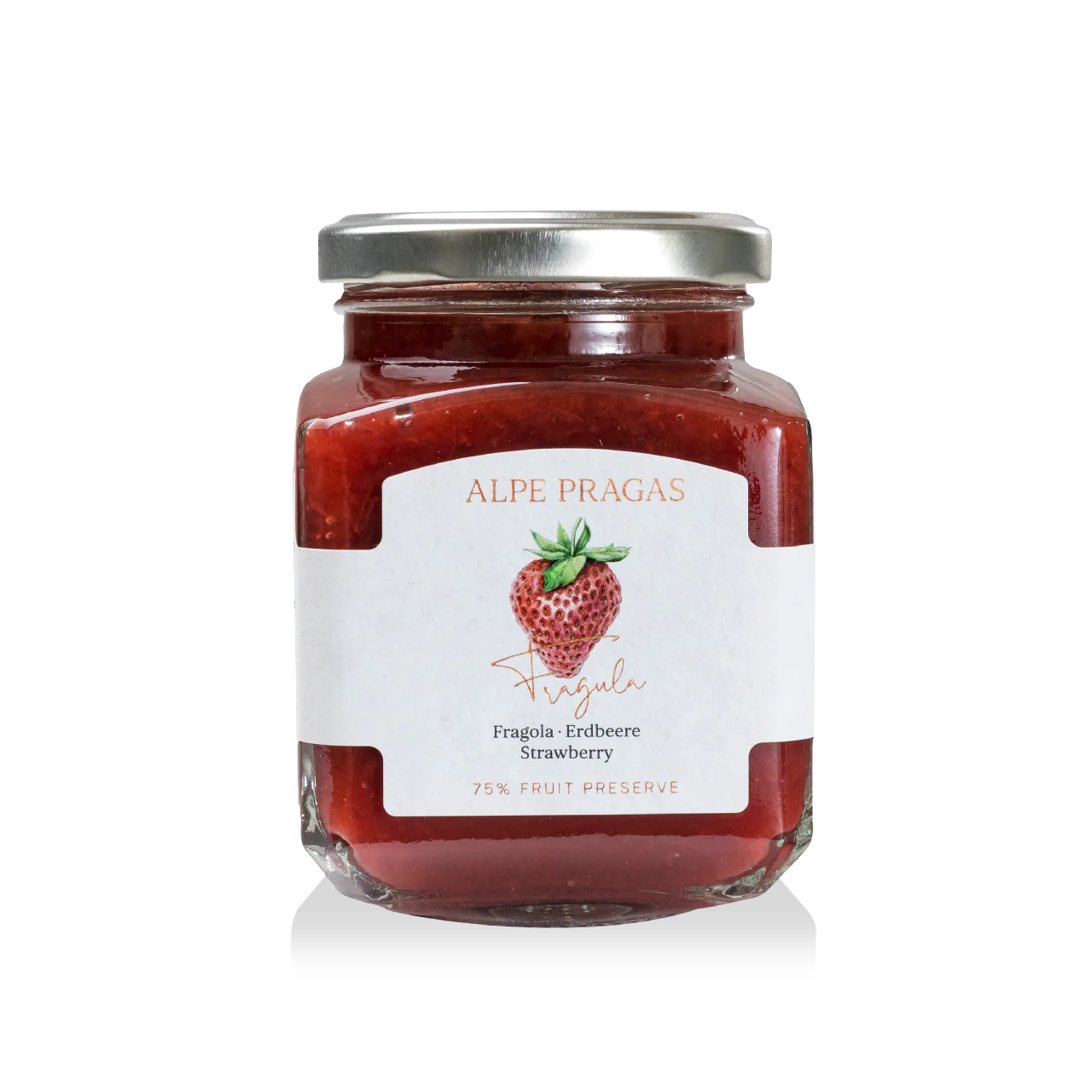 COMPOSTADI FRUTTA FRAGOLE 335g "ALPE PRAGAS"