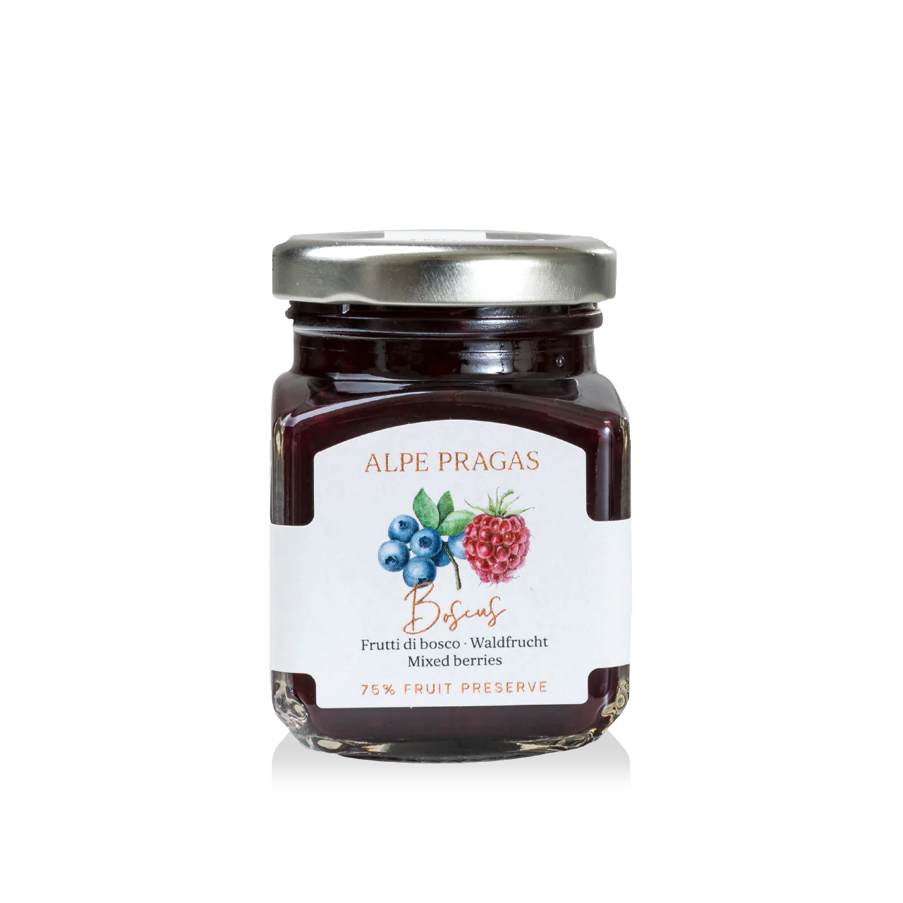 COMPOSTA DI FRUTTA AI FRUTTI DI BOSCO 110g "ALPE PRAGAS"
