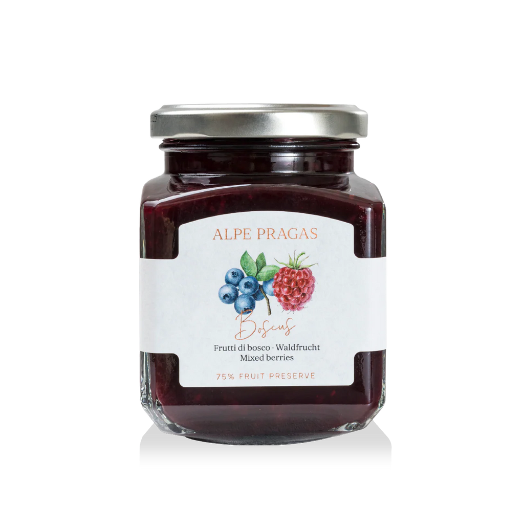 COMPOSTA DI FRUTTA FRUTTI DI BOSCO 335g "ALPE PRAGAS"