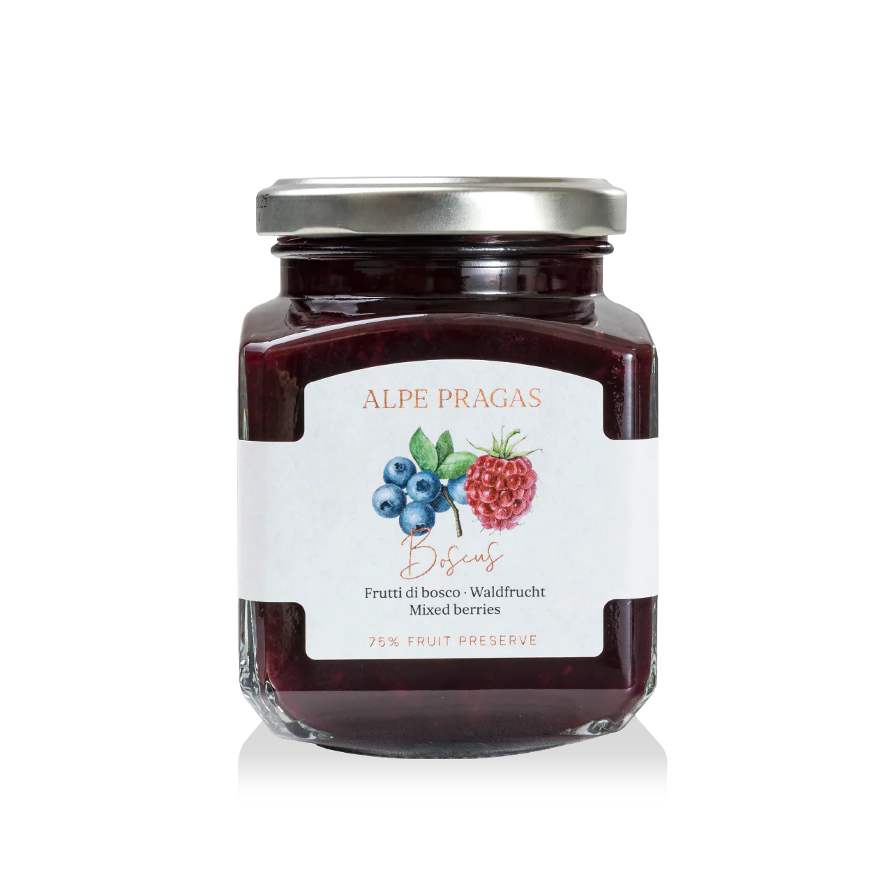 COMPOSTA DI FRUTTA FRUTTI DI BOSCO 335g "ALPE PRAGAS"
