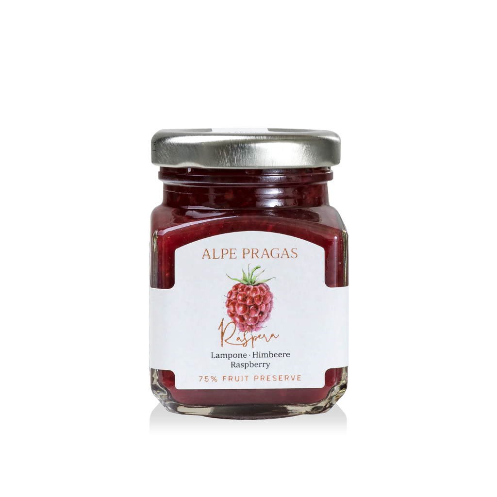 COMPOSTA DI FRUTTA AL LAMPONE 110g "ALPE PRAGAS"