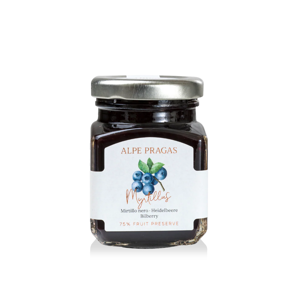COMPOSTA DI FRUTTA MIRTILLO NERO 110g "ALPE PRAGAS"