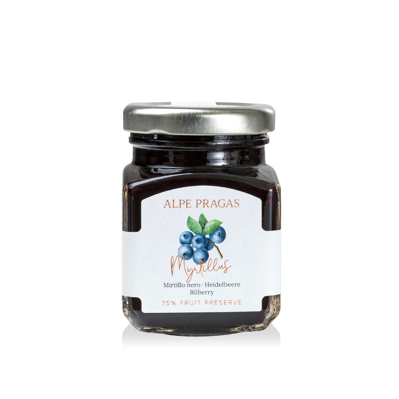 COMPOSTA DI FRUTTA MIRTILLO NERO 110g "ALPE PRAGAS"