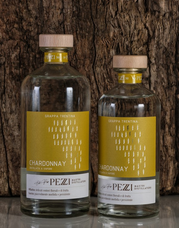 GRAPPA CHARDONNAY "PEZZI" 20cl