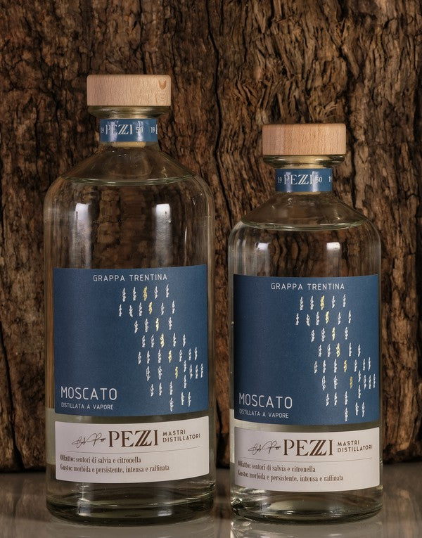 GRAPPA MOSCATO "PEZZI" 20cl