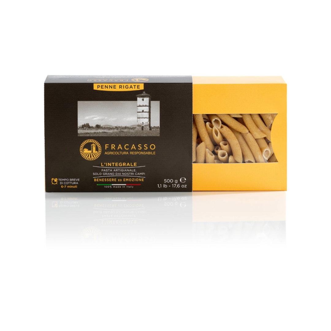 PENNE RIGATE INTEGRALI 500G "FRACASSO"