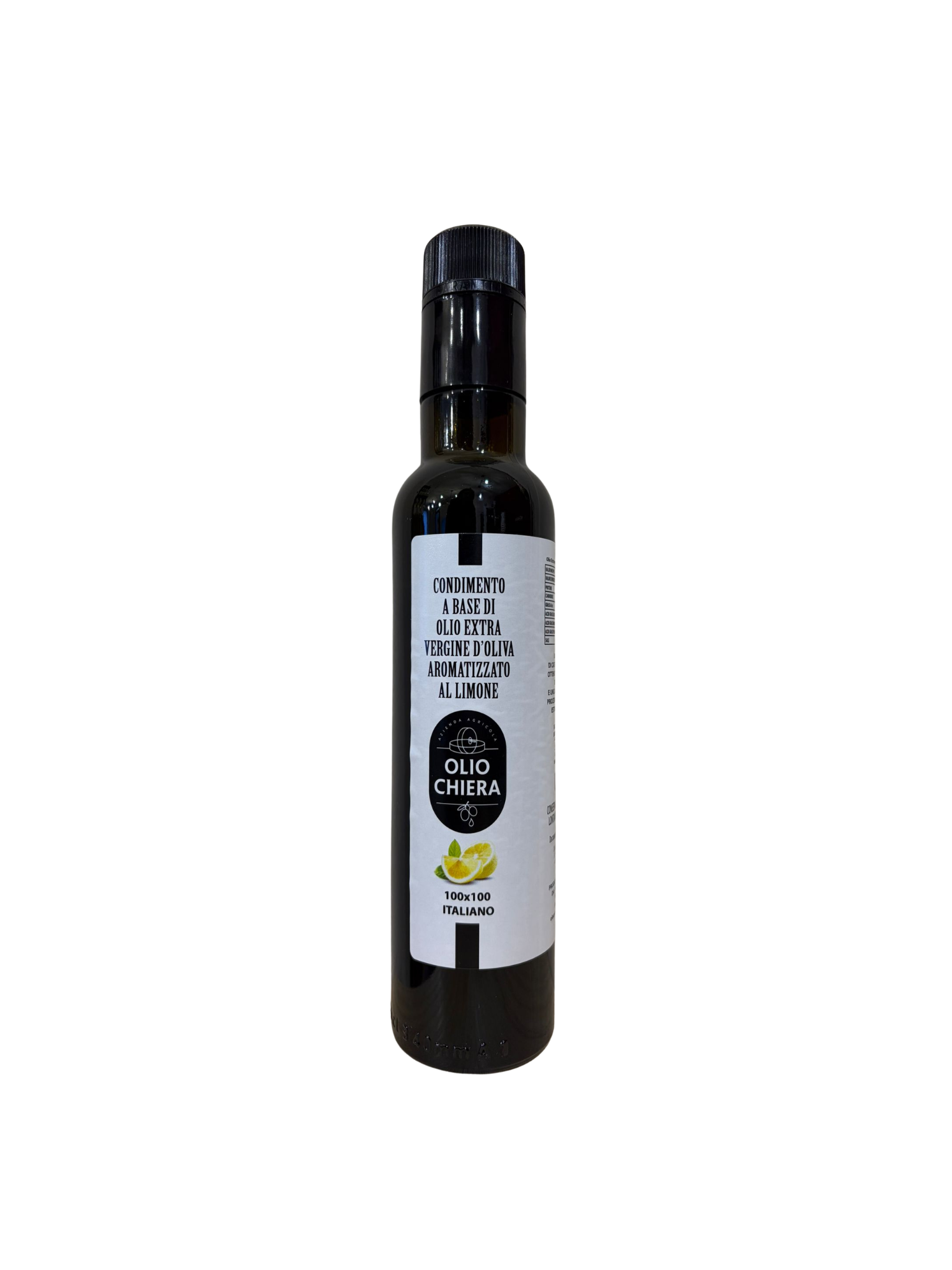 OLIO EVO AROMATIZZATO AL LIMONE "CHIERA" 250ml