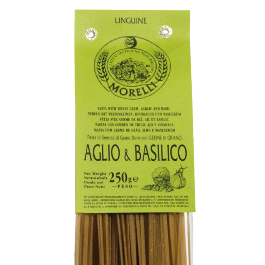 LINGUINE AGLIO & BASILICO 250G "MORELLI"