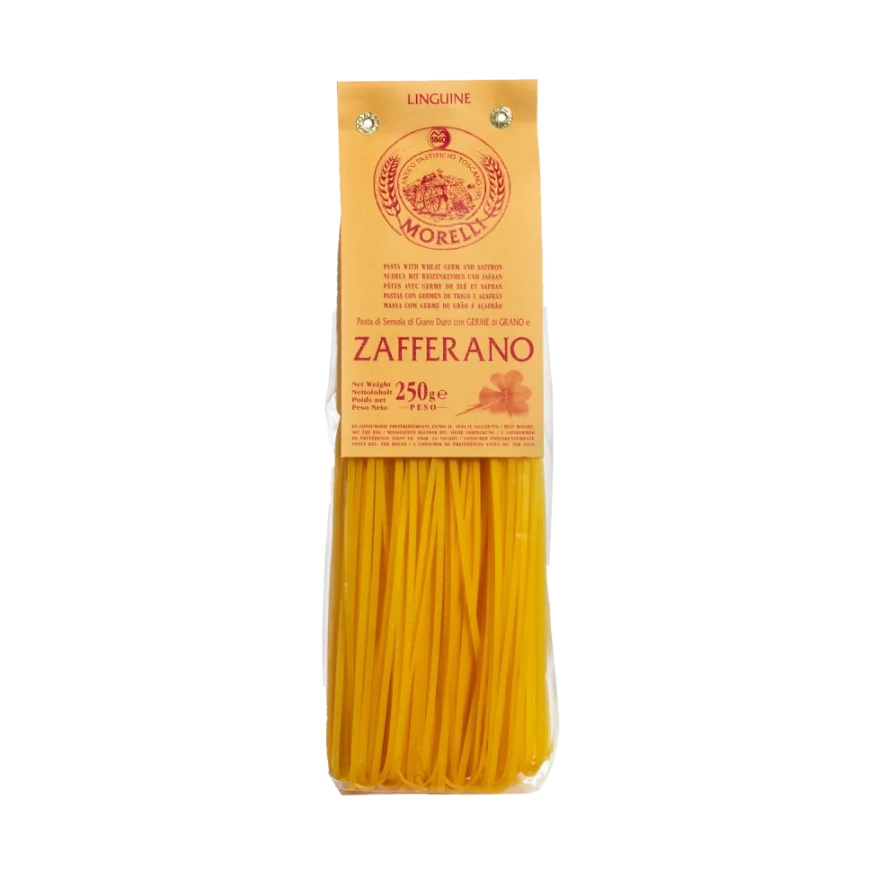 LINGUINE ALLO ZAFFERANO 250G "MORELLI"