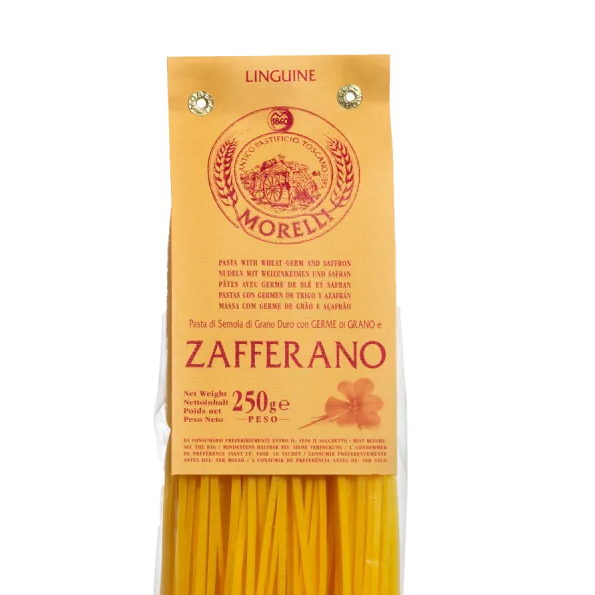 LINGUINE ALLO ZAFFERANO 250G "MORELLI"