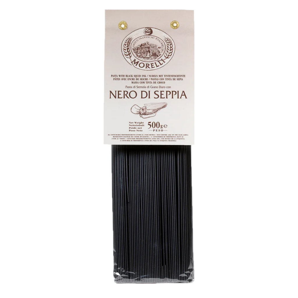 LINGUINE NERO DI SEPPIA 250G "MORELLI"